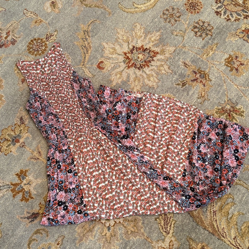 ⭐️ LIKE NEW ⭐️ Floral Sleeveless Maxi Dress, XS